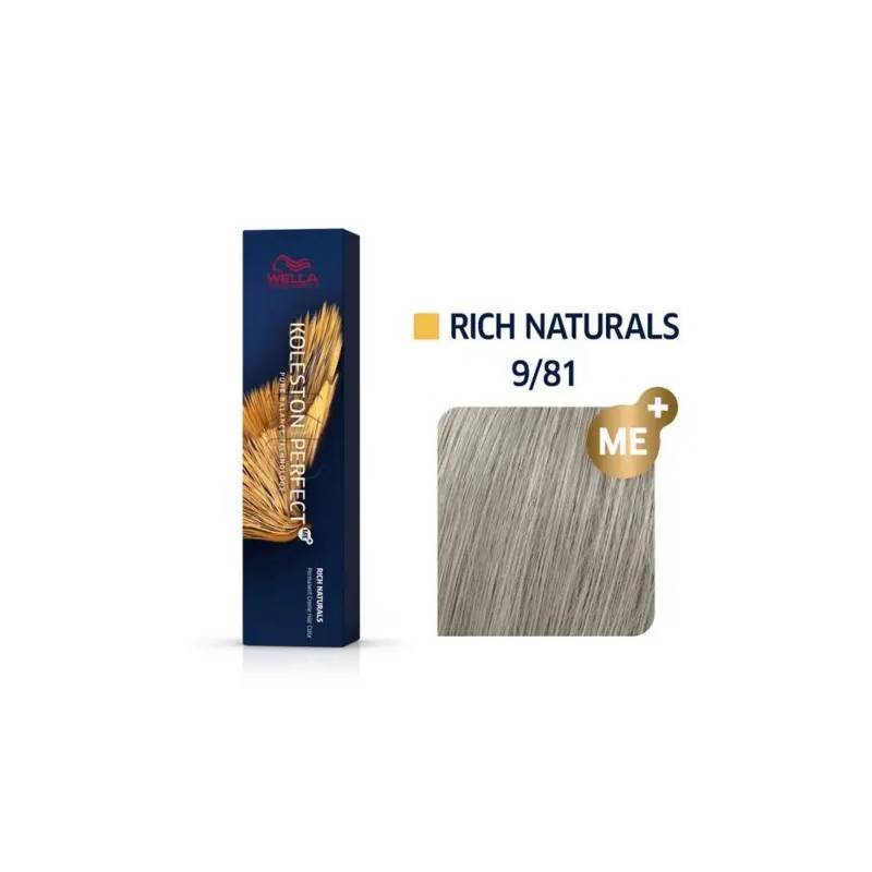 Wella Professionals Koleston Perfect Rich Naturals 60ml 9/81  - Hårfärg