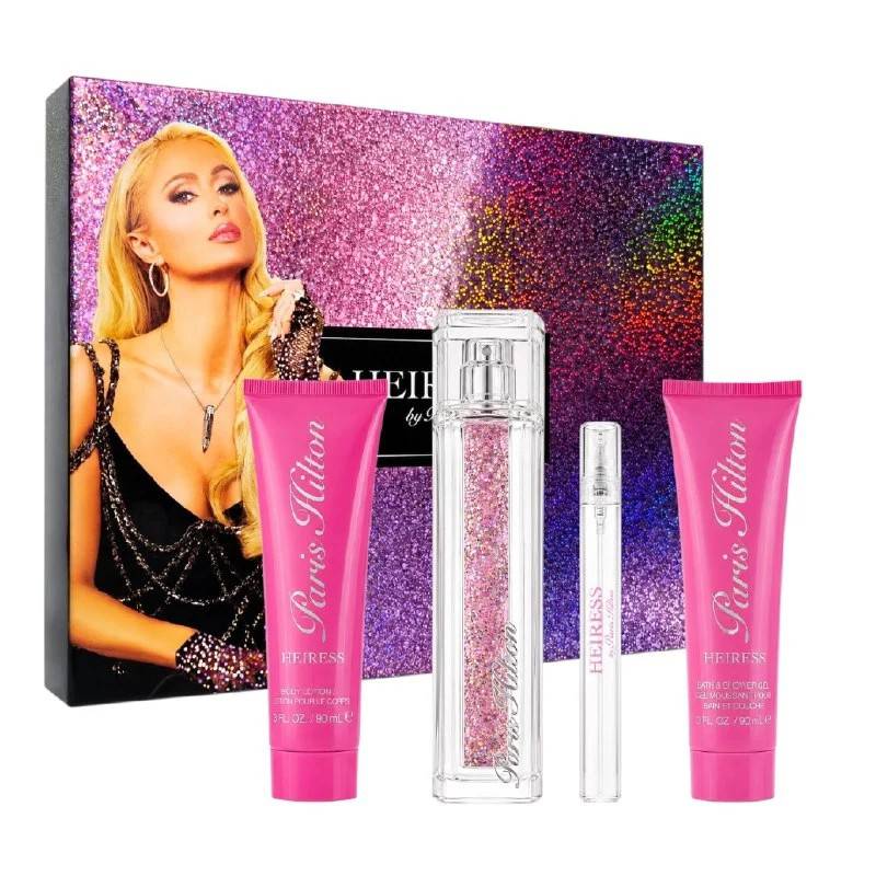 Paris Hilton Heiress Gift Set EdP 100 ml + EdP 10 ml + Body Lotion 90 ml + Shower Gel 90 ml - Parfymset