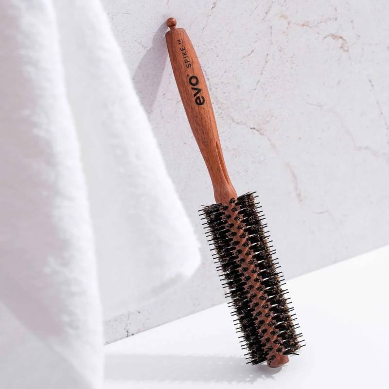 Evo Spike Nylon Pin Bristle Radial Brush 14mm - Rundborste
