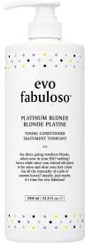 Evo Fabuloso Platinum Blonde Toning Conditioner 1000ml - Färgbalsam