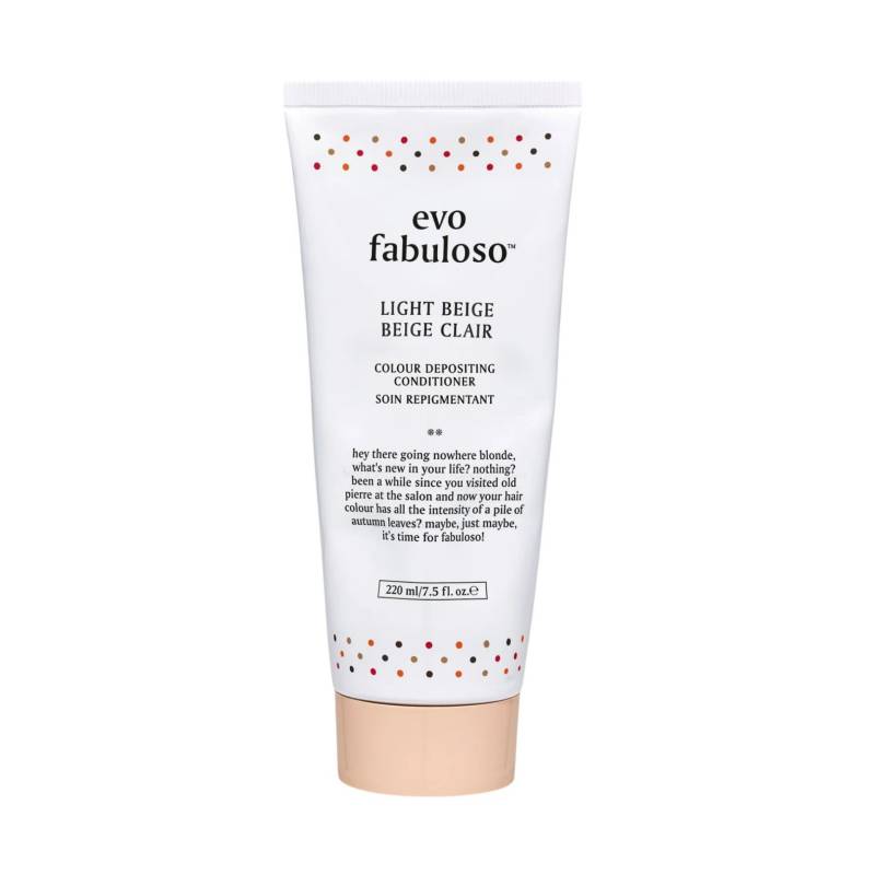 Evo Fabuloso Light Beige Colour Depositing Conditioner 220ml - Färgbalsam