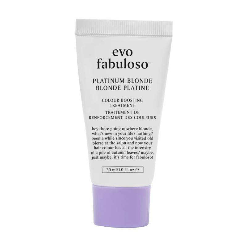 Evo Fabuloso Platinum Blonde Colour Depositing Conditioner 30 ml - Färginpackning