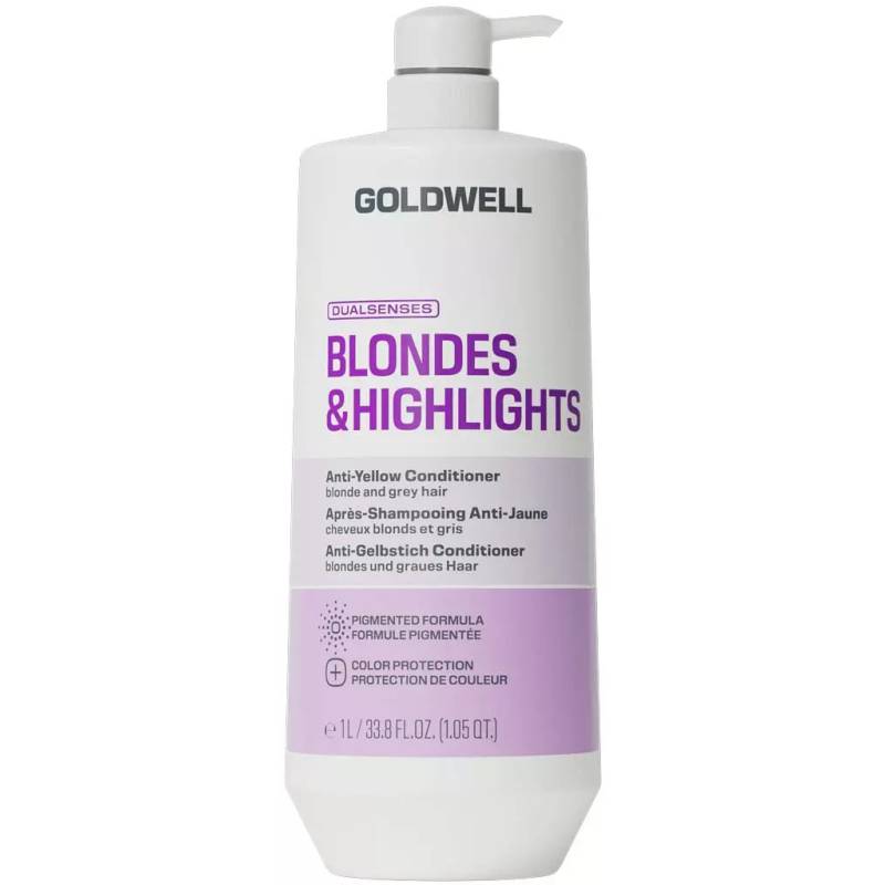 Goldwell Dualsenses Blondes & Highlights Anti-Yellow Conditioner 1000 ml - Balsam