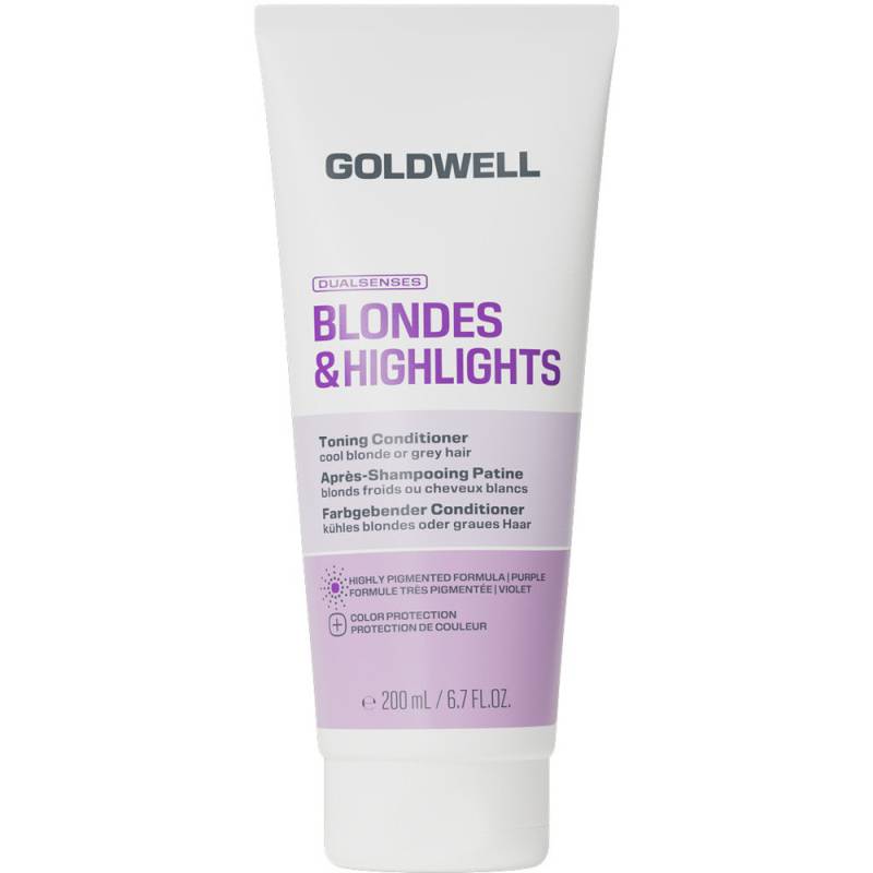 Goldwell Dualsenses Blondes & Highlights Toning Conditioner PURPLE 200 ml - Balsam