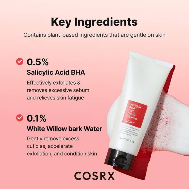 Cosrx Salicylic Acid Daily Gentle Cleanser 150ml - Rengöringsgel