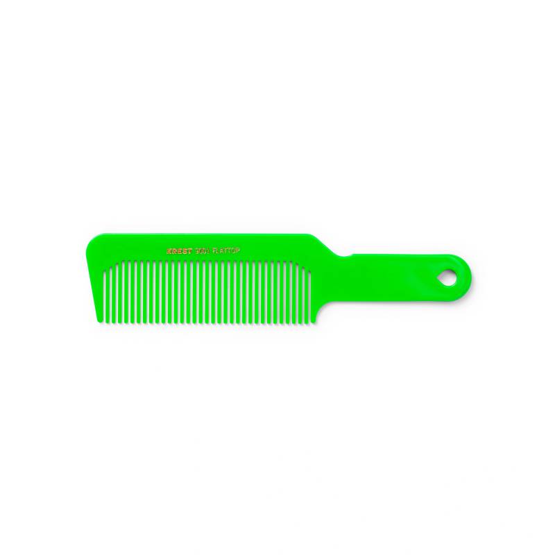 Krest No. 9001 Flattop Comb 8.5 - Neon Green