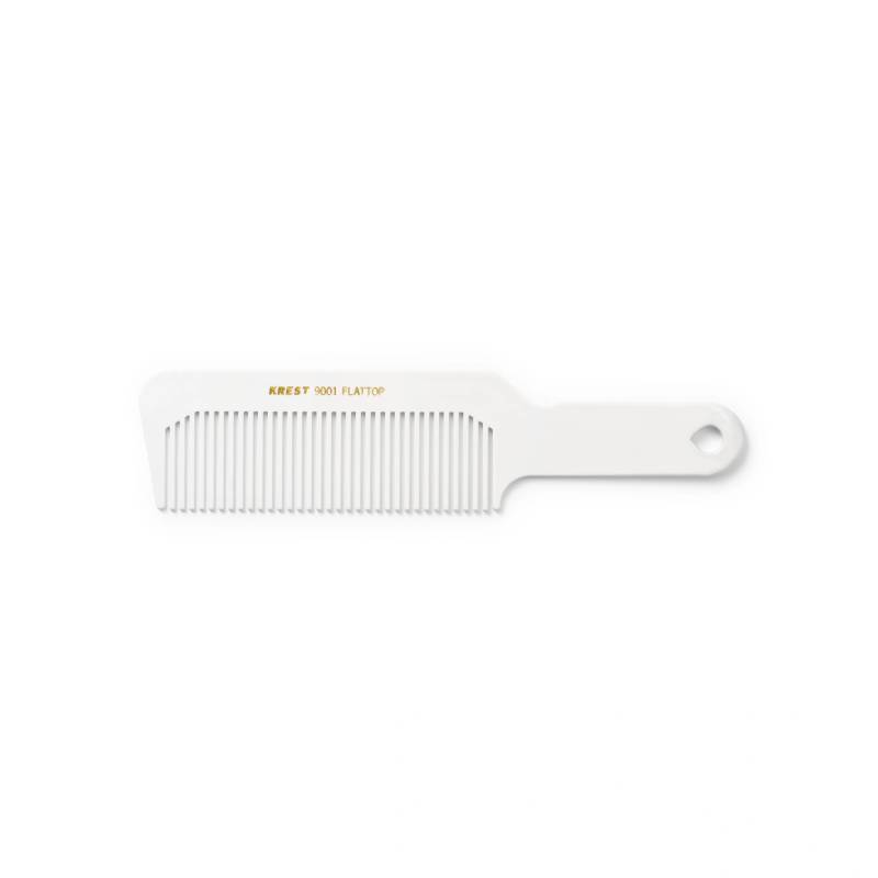 Krest No. 9001 Flattop Comb 8.5 - White