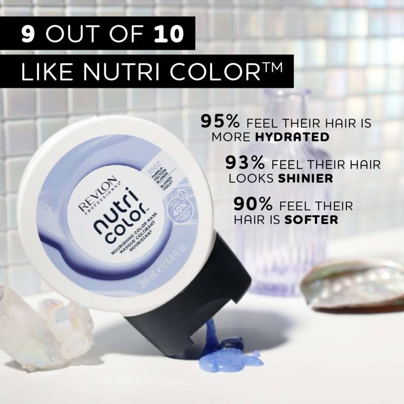 Revlon Professional Nutri Color 1002 Purple-Fection Blonde 200ml - Färginpackning