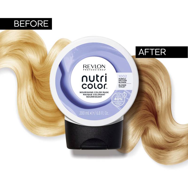 Revlon Professional Nutri Color 1002 Purple-Fection Blonde 200ml - Färginpackning