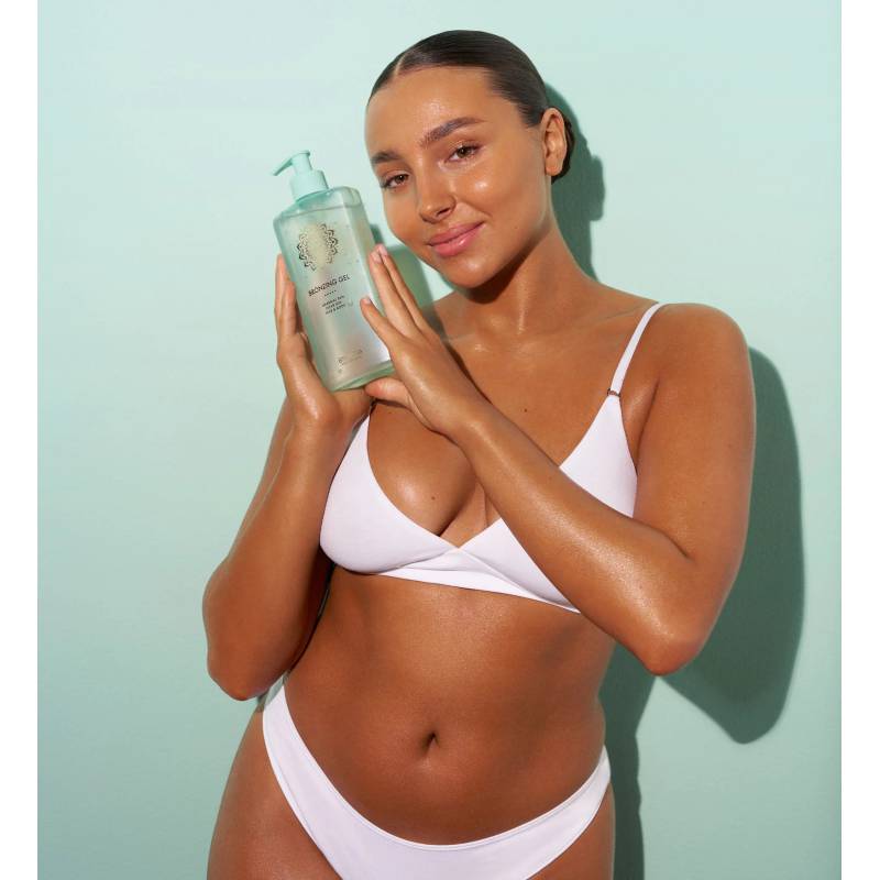 Bronza Bronzing Gel 400 ml - Brun utan sol-gel