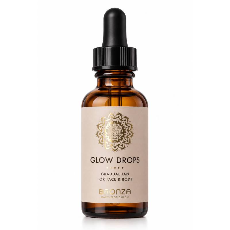Bronza Glow Drops 30ml - Brun utan sol-droppar