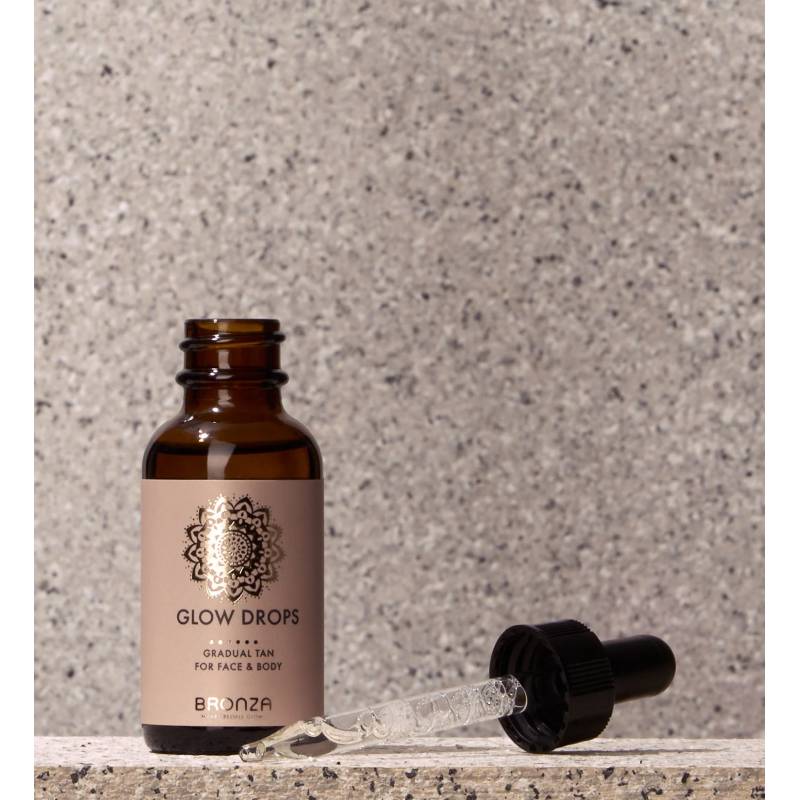 Bronza Glow Drops 30ml - Brun utan sol-droppar