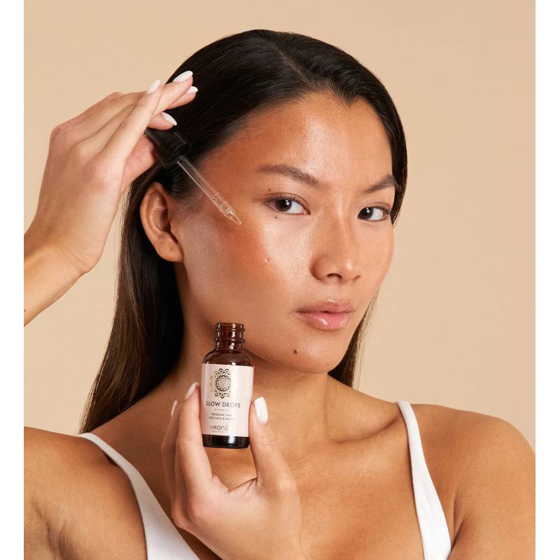 Bronza Glow Drops 30ml - Brun utan sol-droppar