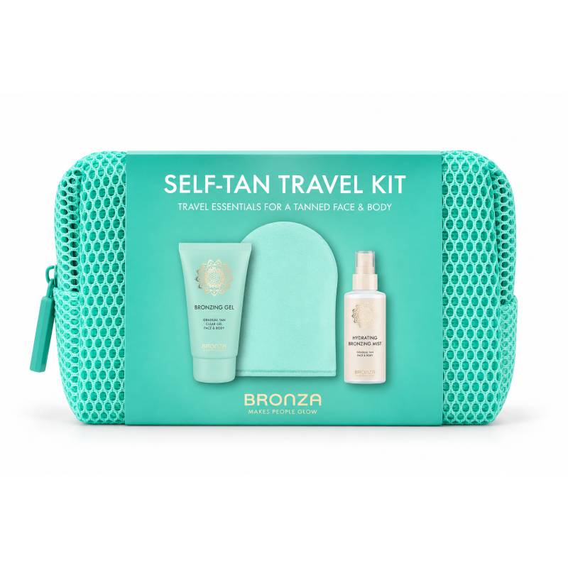 Bronza Self-tan Travel Kit - Brun utan sol-kit