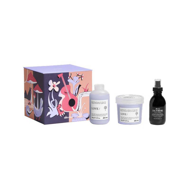 Davines Love Smoothing Kit - Presentbox 635 ml