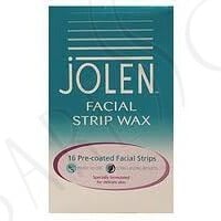 Jolen Facial Wax Strips x 16 Strips