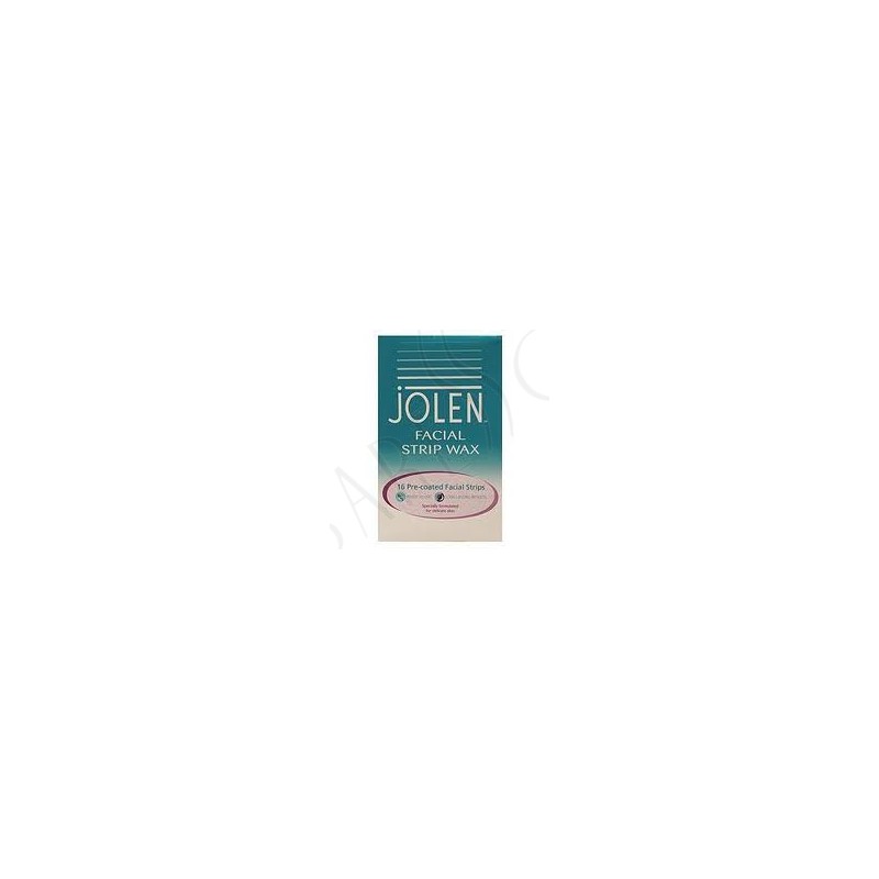 Jolen Facial Wax Strips x 16 Strips Jolen Facial Wax Strips x 16 Strips