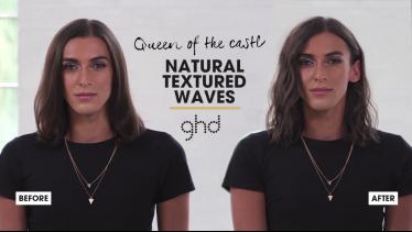 How To Get Natural & Textured Waves With A Straigh