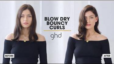 How To Create Blow Dry Bouncy Curls | ghd Hairstyl
