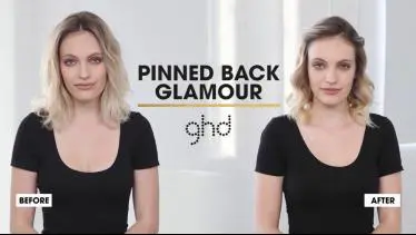 Pinned Back Glamour | ghd hairstyle How-To