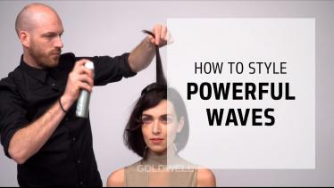 How to create voluminous waves with cool attitude 