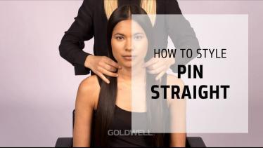 How to do a straight style for glamorous hair | St