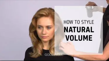 How to do a classic natural volume blow-out | Volu
