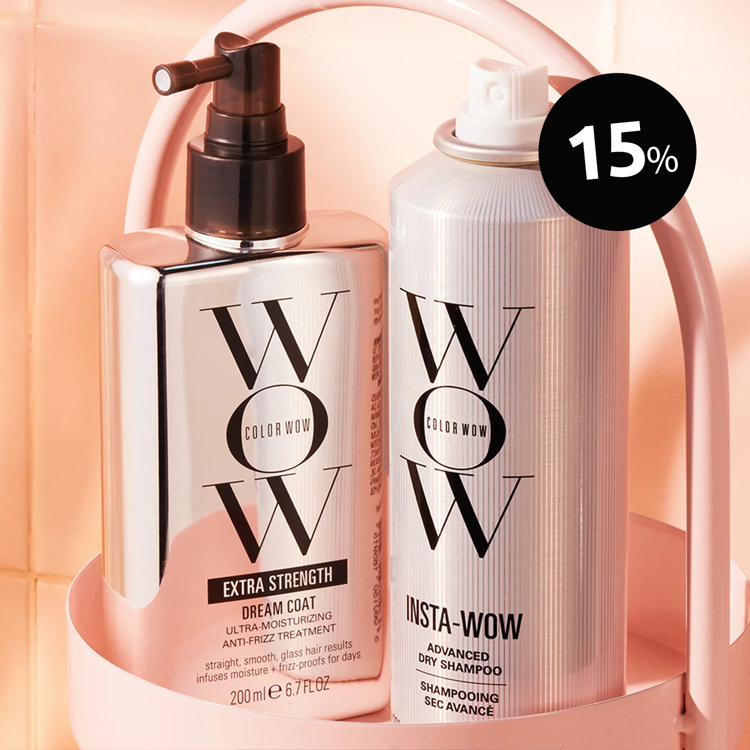 Color Wow hårvårdsprodukter med 15% rabatt
