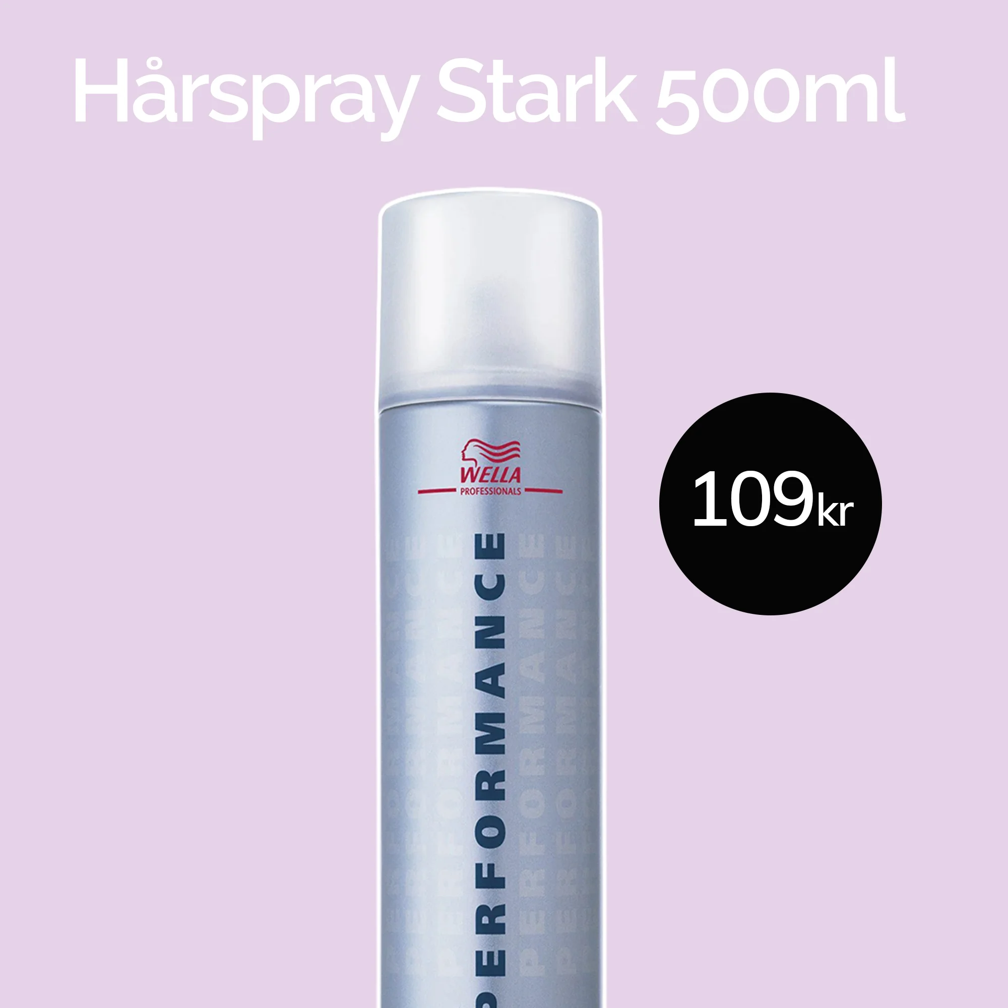 Wella Professionals Performance Hårspray Stark 500 ml – kampanjpris 109 kr
