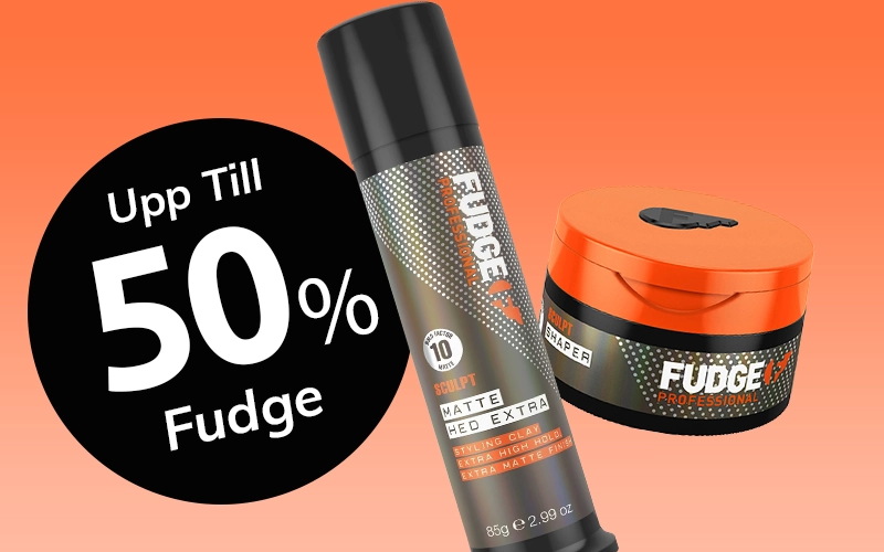 Fudge Upp till 50% rabatt på professionell hårvård