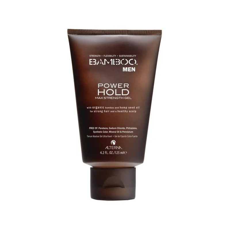 Alterna Haircare Bamboo Men Power Hold Max Strength Gel 125ml - Hårgele