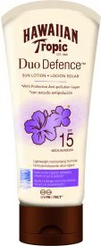Hawaiian DuoDefence Sun Lotion SPF 15 180ml