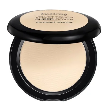 Isadora Velvet Touch Sheer Cover Compact Powder Fair Porcelain 40