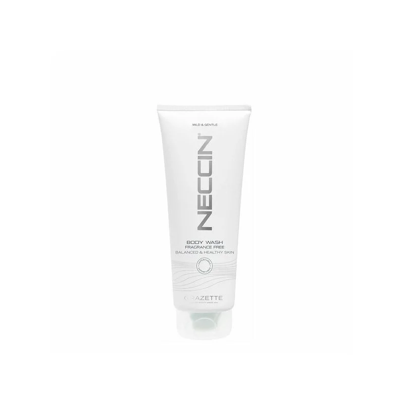 Grazette Neccin Body Wash Balanced Healthy Skin Fragrance Free 200ml