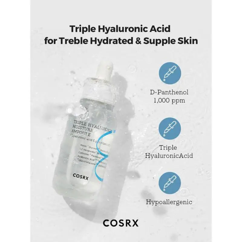 Cosrx Hydrium Triple Hyaluronic Moisture Ampoule 40ml