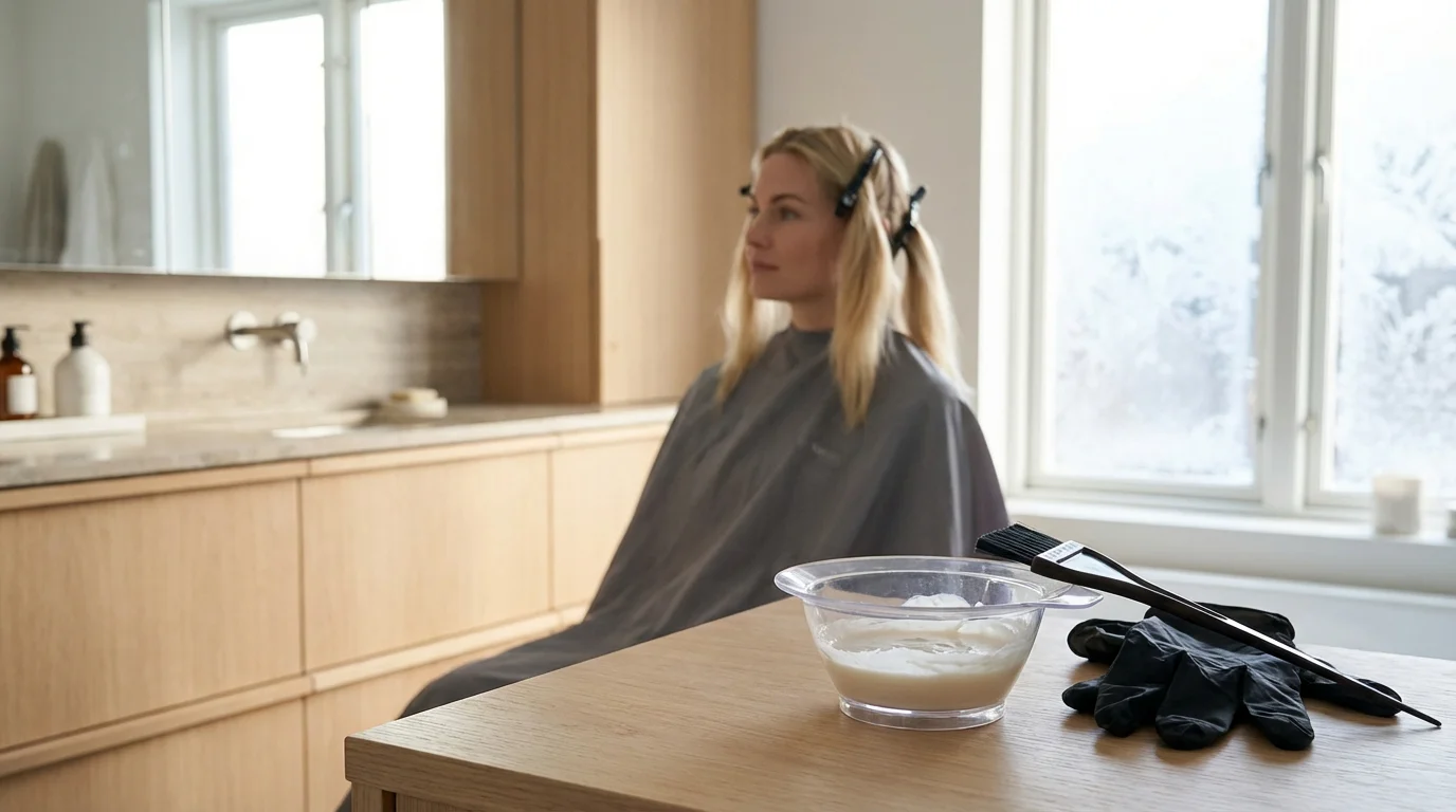 Färga utväxten hemma steg för steg: Din guide till perfekt hår