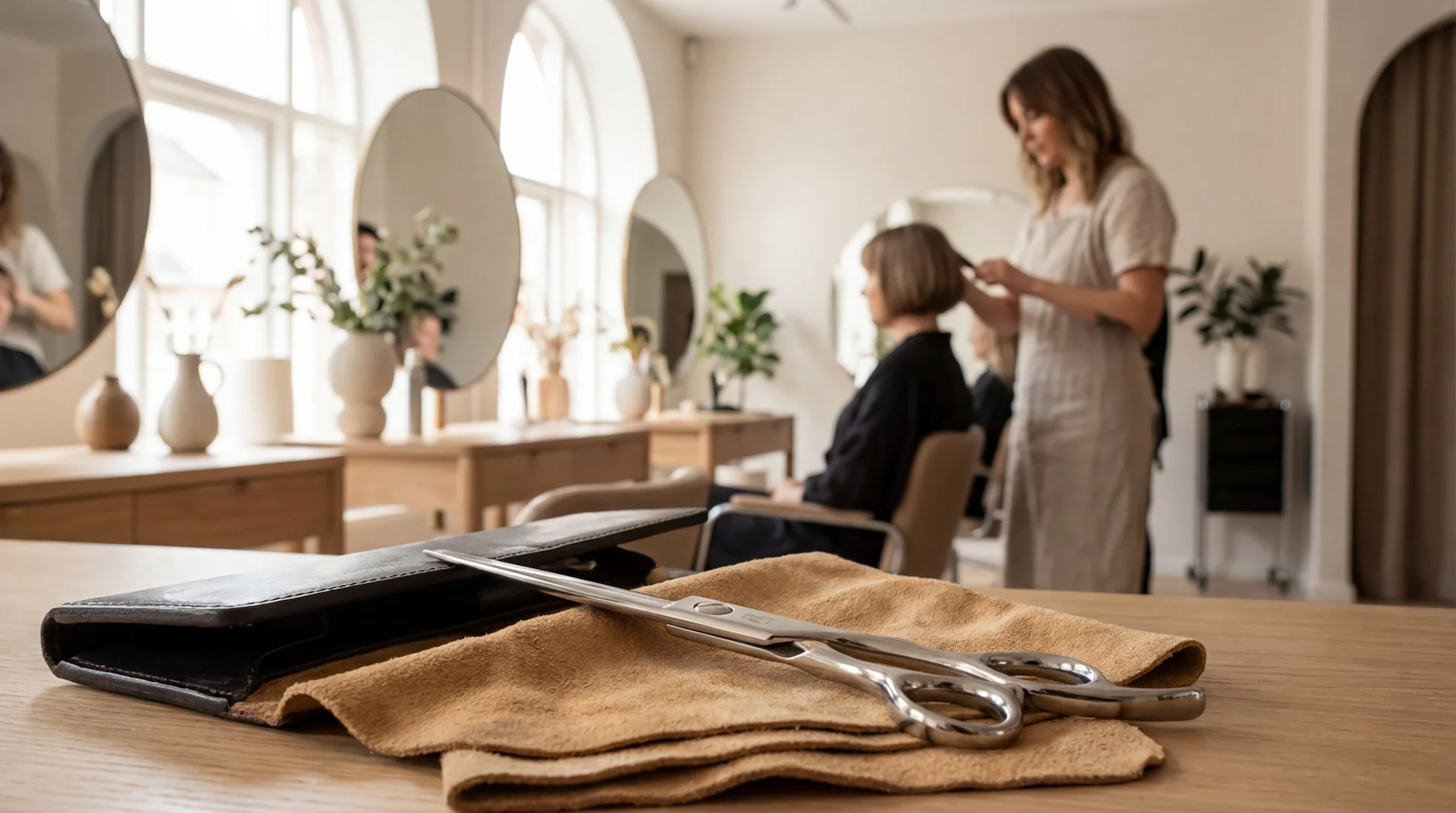 Guide till att köpa professionella frisörsaxar online för salong