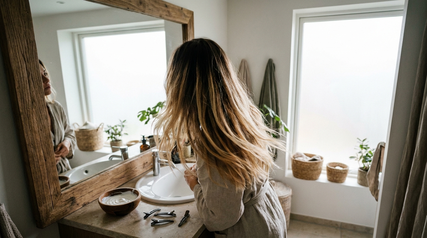 Smarta tekniker för balayage touch up hemma med salongsfinish